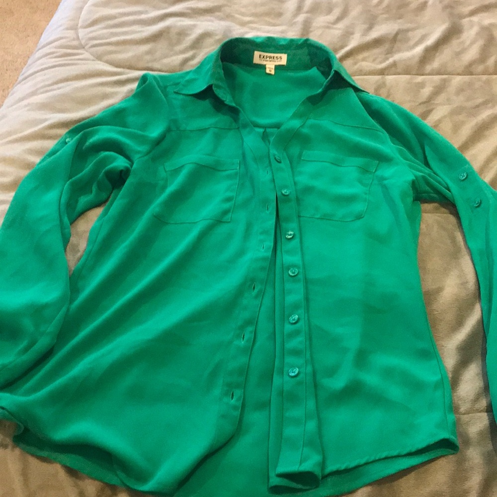 Green Portofino shirt Express